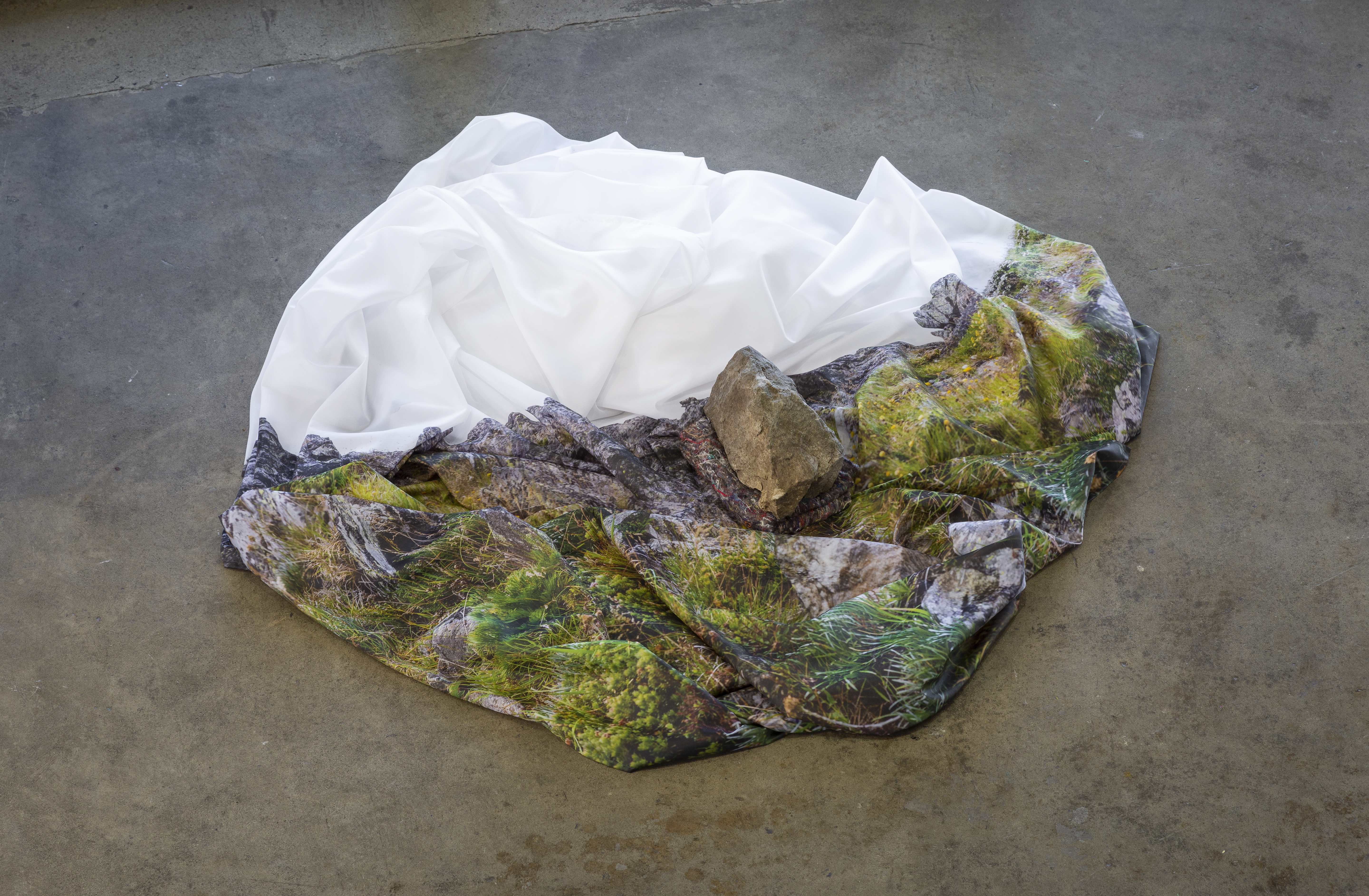 Andrew Tetzlaff, ‘Strategies to Slowing a Fall’ (details of installation), 2019